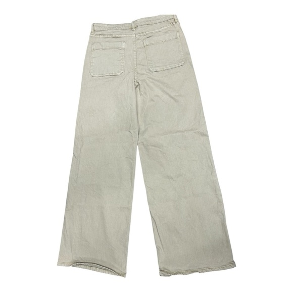 Oat High-Rise Wide Leg Pants 29 - Picture 3 of 5